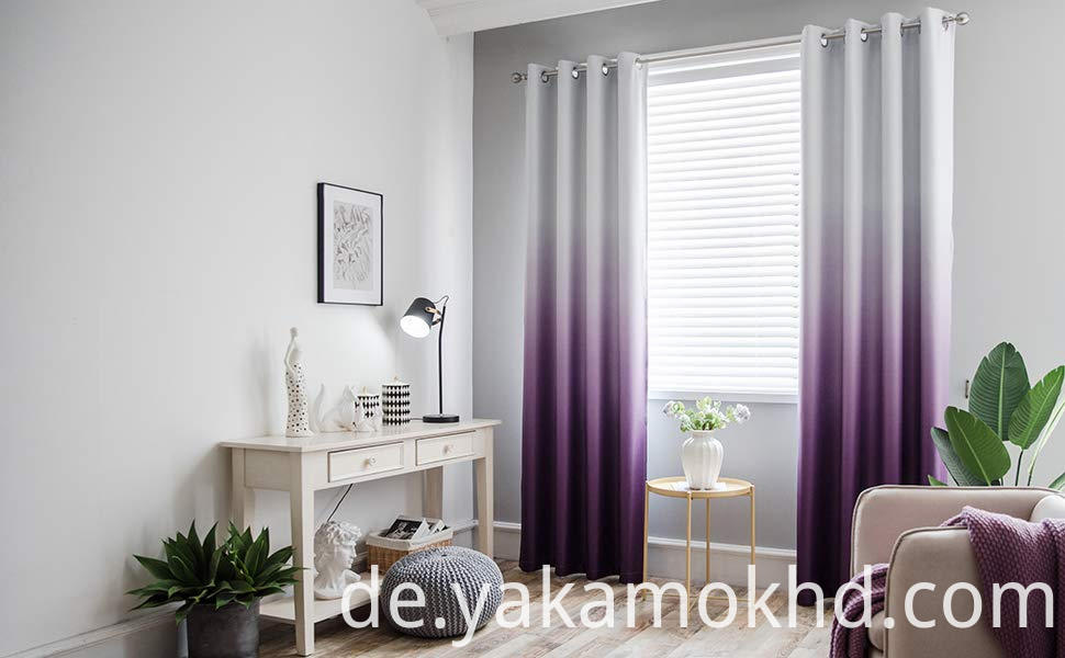 Farbverlaufsvorhänge Gradient Color Curtains